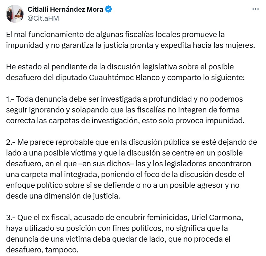 Declaración Citlalli