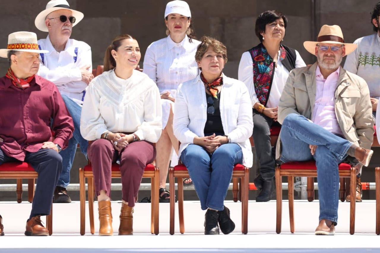 Delfina Gómez respalda a Claudia Sheinbaum ante amenazas contra soberanía nacional