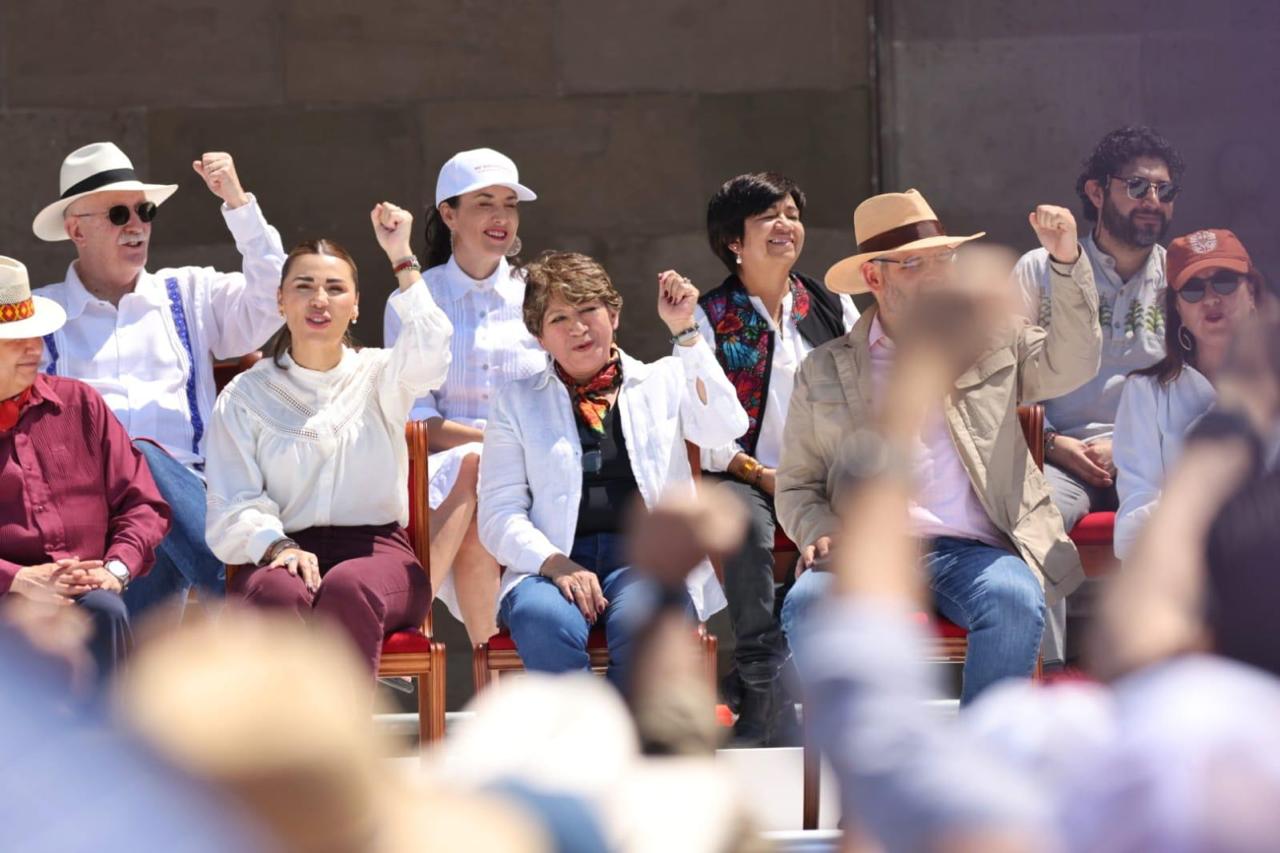 Delfina Gómez asegura que el Edomex apoyará a Sheinbaum