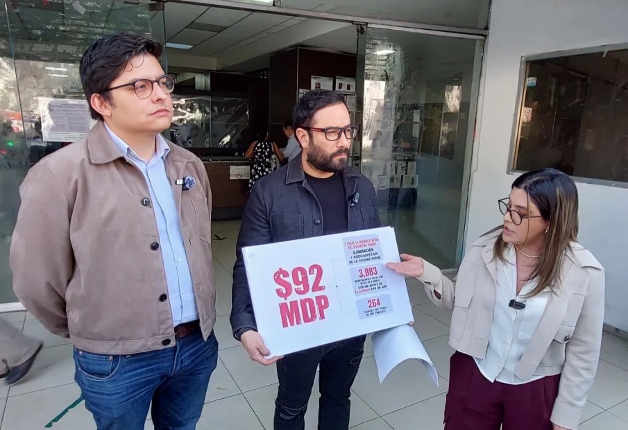 Diputados acusan a Mauricio Tabe de desvió de recursos en la Miguel Hidalgo