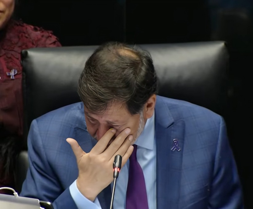 Fernández Noroña llora