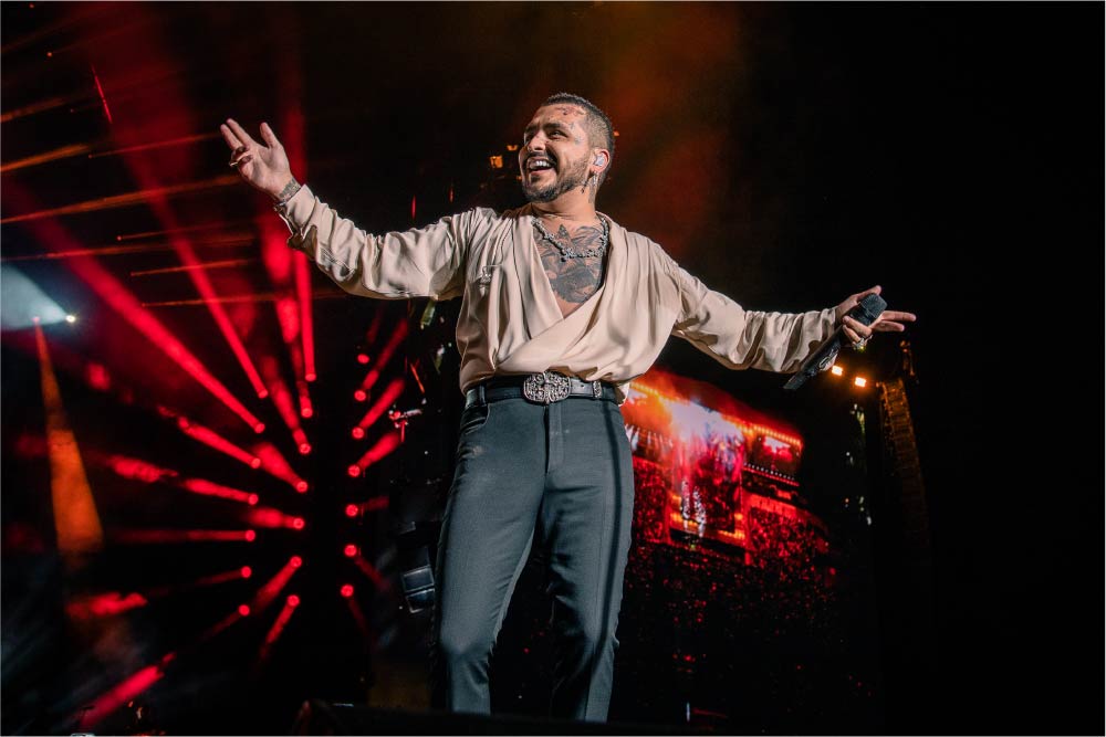 Foto de Nodal en concierto