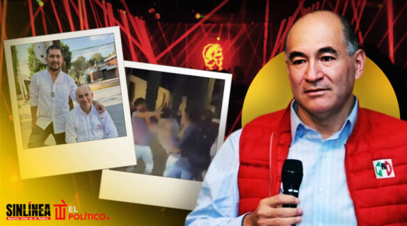 Hijo de alcalde de SLP golpea a joven afuera de un antro