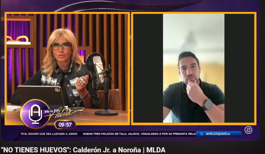 Hijo de Calderon con Adela Micha
