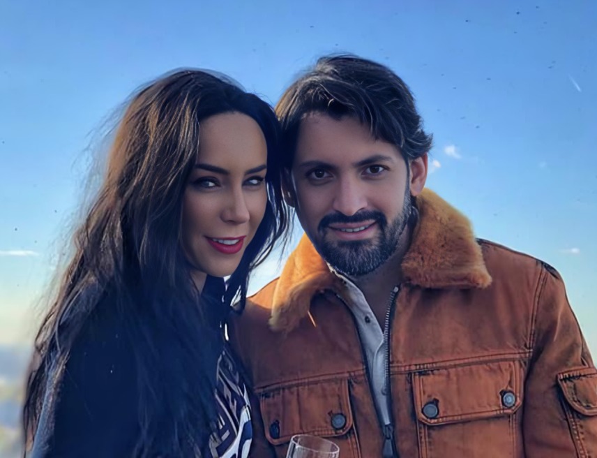 Inés Gómez Mont y esposo