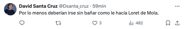 Irse sin bañar