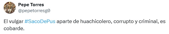 Javier Lozano cobarde