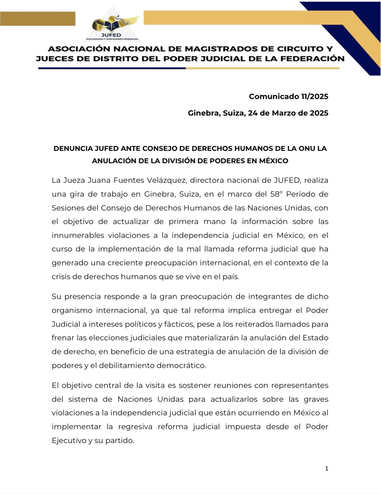 Jufed utiliza caso Teuchitlán para criticar reforma judicial
