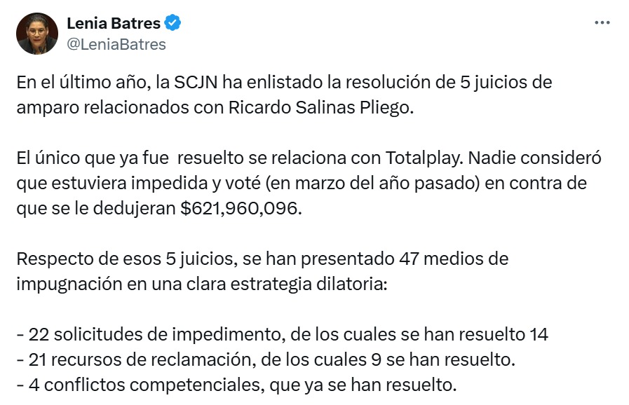 Redes Lenia Batres