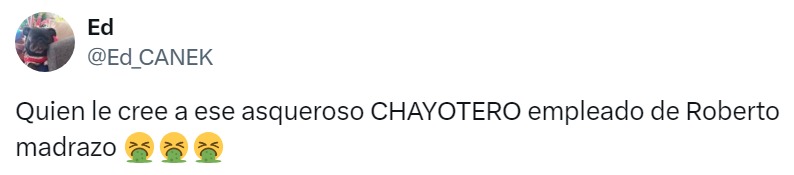Carlos Loret de Mola chayote
