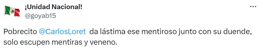 Carlos Loret de Mola mentiroso