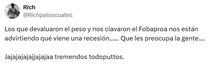 los que devaluaron el peso