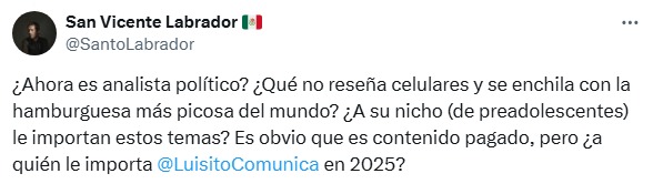 Luisito Comunica político
