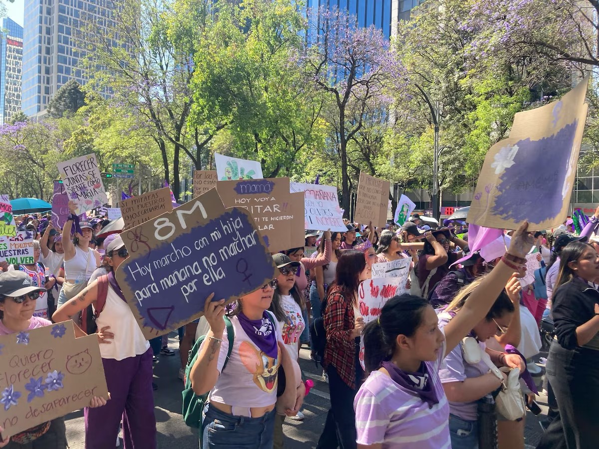 Mujeres toman calles de todo el país este 8M