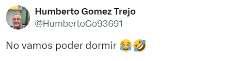 No vamos a poder dormir