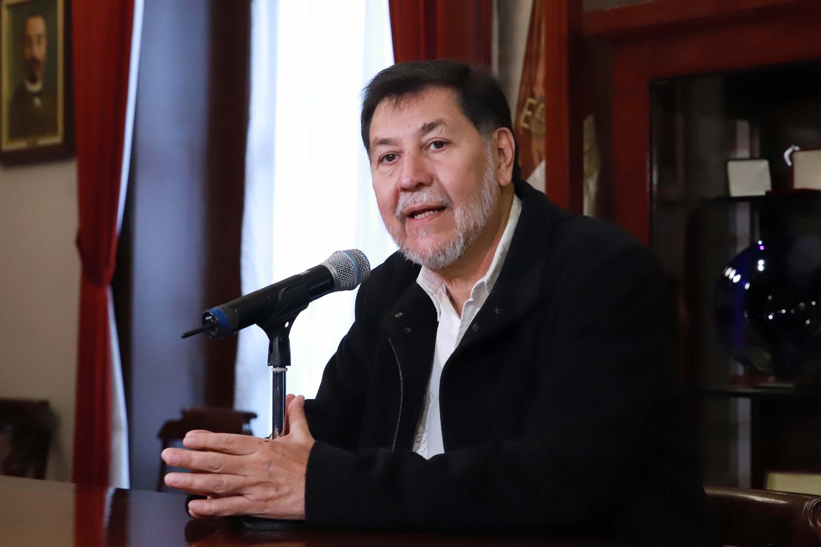 Noroña asegura que hallazgos en rancho Izaguirre deben ser manejados como presunciones