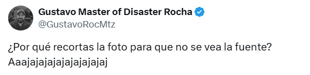 Recortó la foto