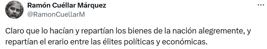 Se repartían los bienes de la nación