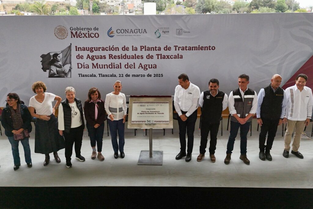 Sheinbaum inaugura obra en Tlaxcala