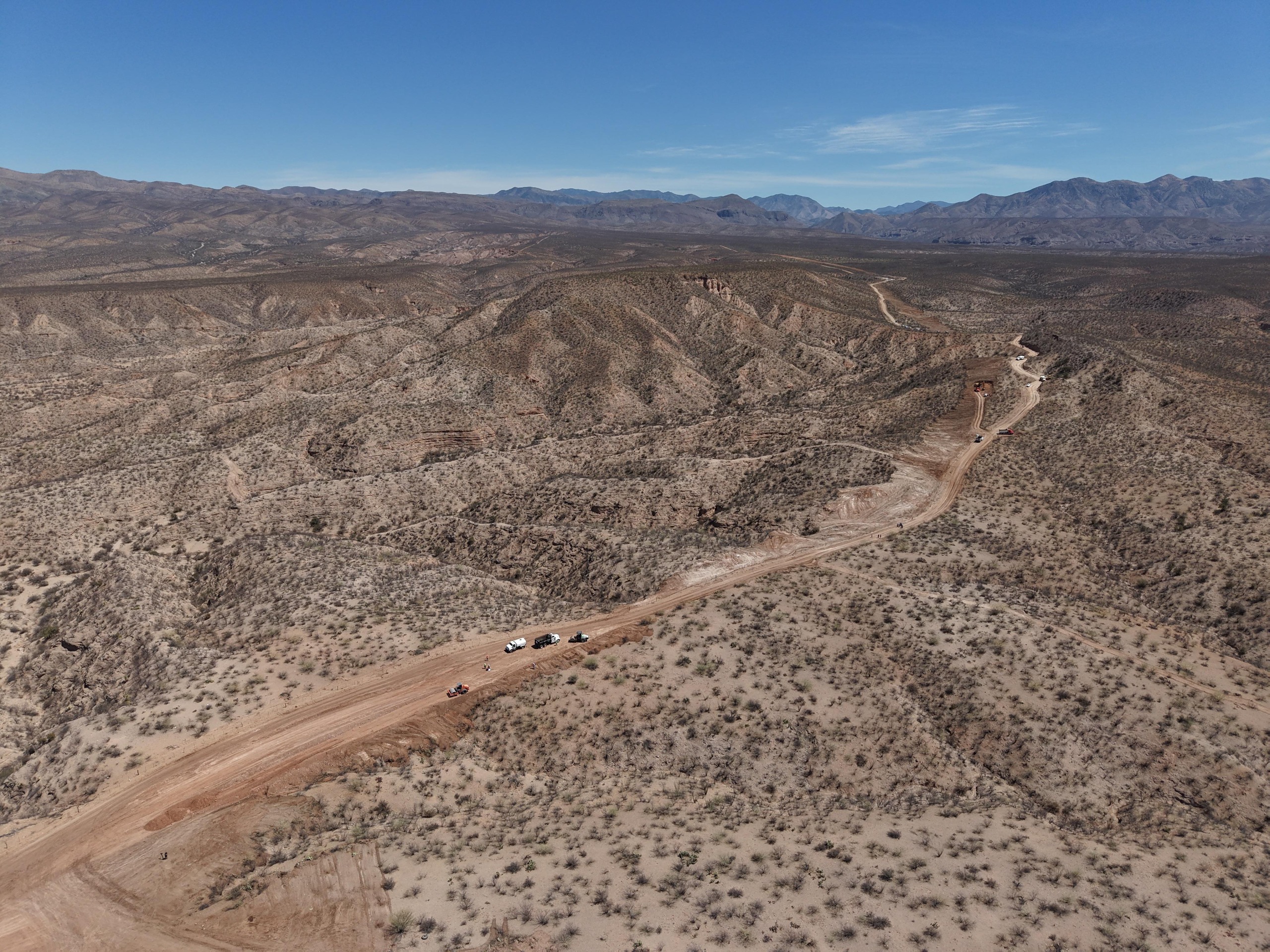 Sheinbaum informa de avances en carretera Bavispe Nuevo-Casas Grandes