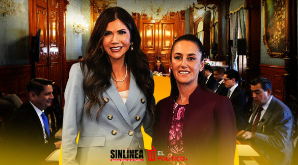 Sheinbaum se reúne con Kisti Noem en Palacio Nacional