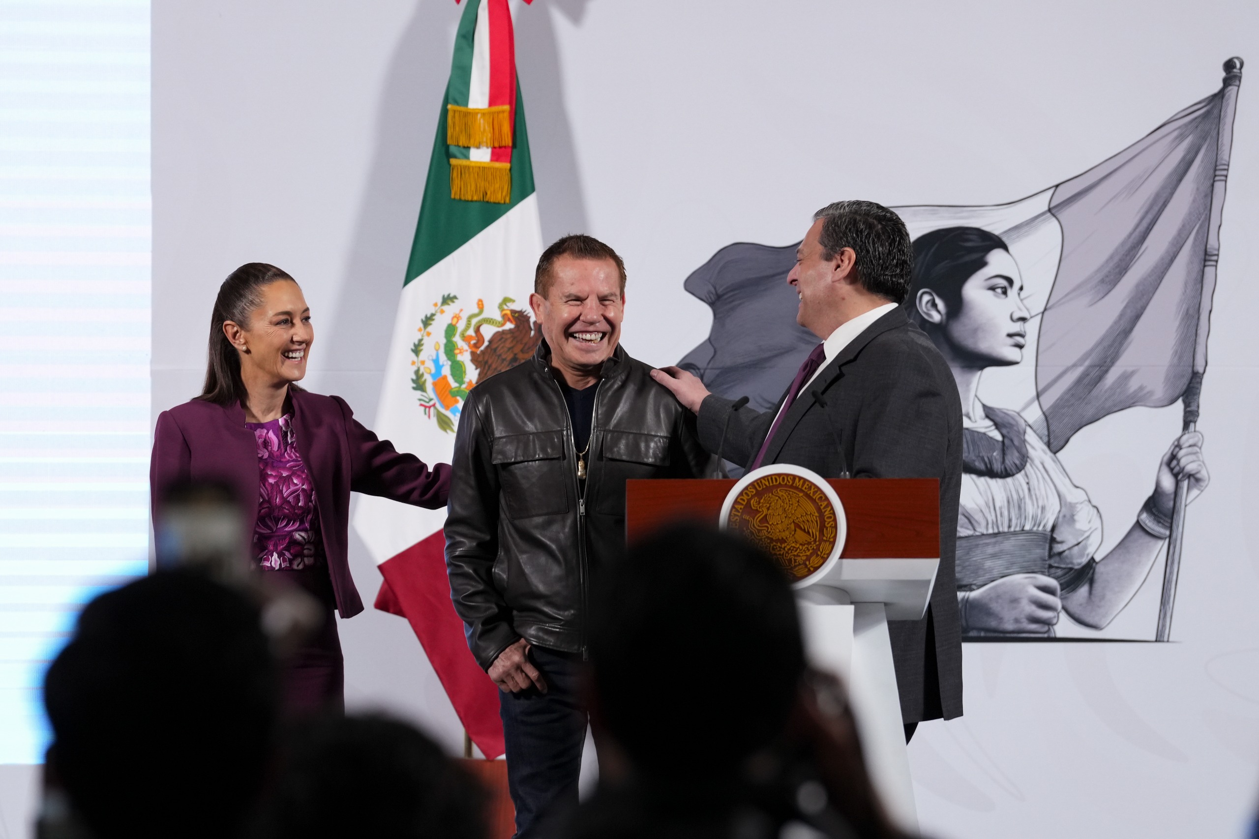 Sheinbaum y Julio César Chávez