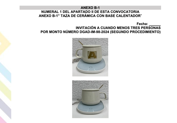 Tazas de cerámica para funcionarios de Tere Jiménez