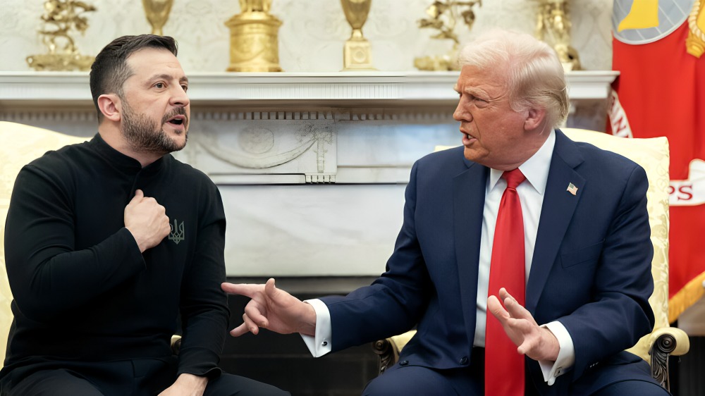 Trump y presidente de Ucrania