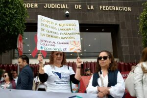 Trabajadores del Poder Judicial pelearon por los fideicomisos