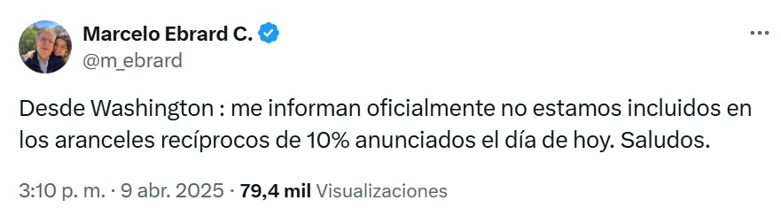 Anuncio de Ebrard