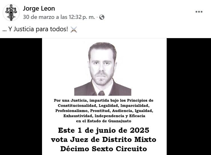 Aspirante juez biker León