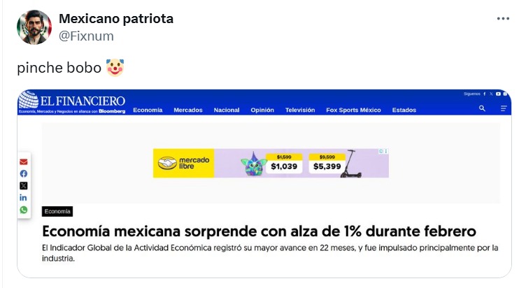 Bobo pantalla El Financiero
