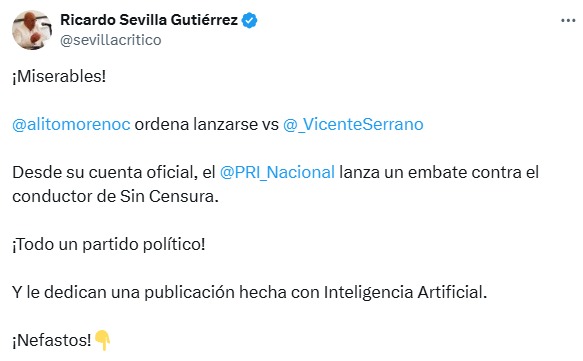 Críticas al PRI