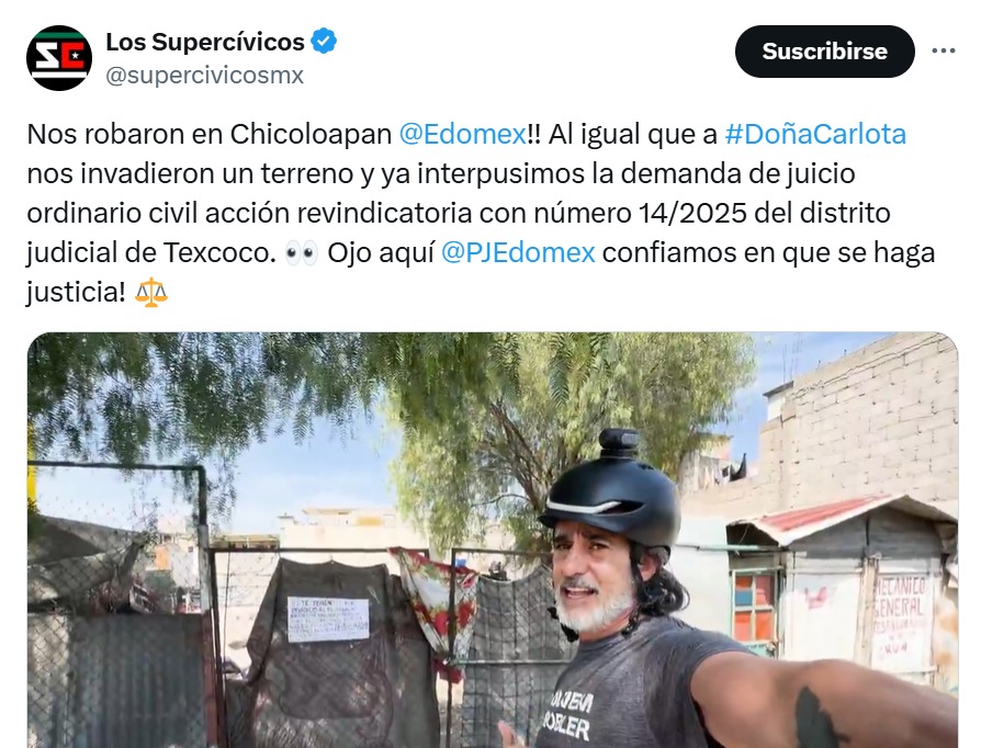 Denuncia lider Los Supercívicos