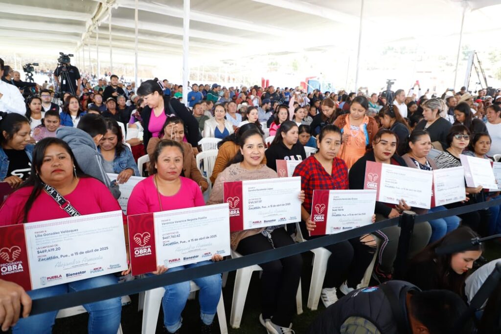 Evento de entrega de apoyos