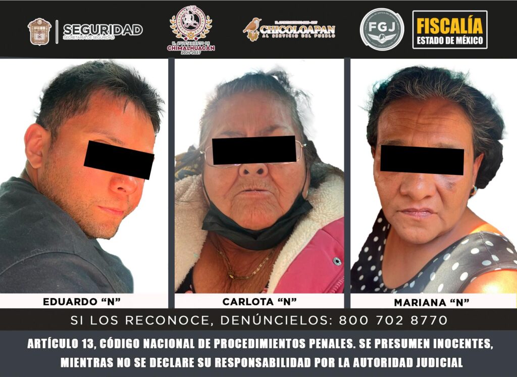 Ficha detención de abuelita sicaria
