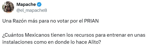 Mexicanos sin recursos para ejercitarse como Alito