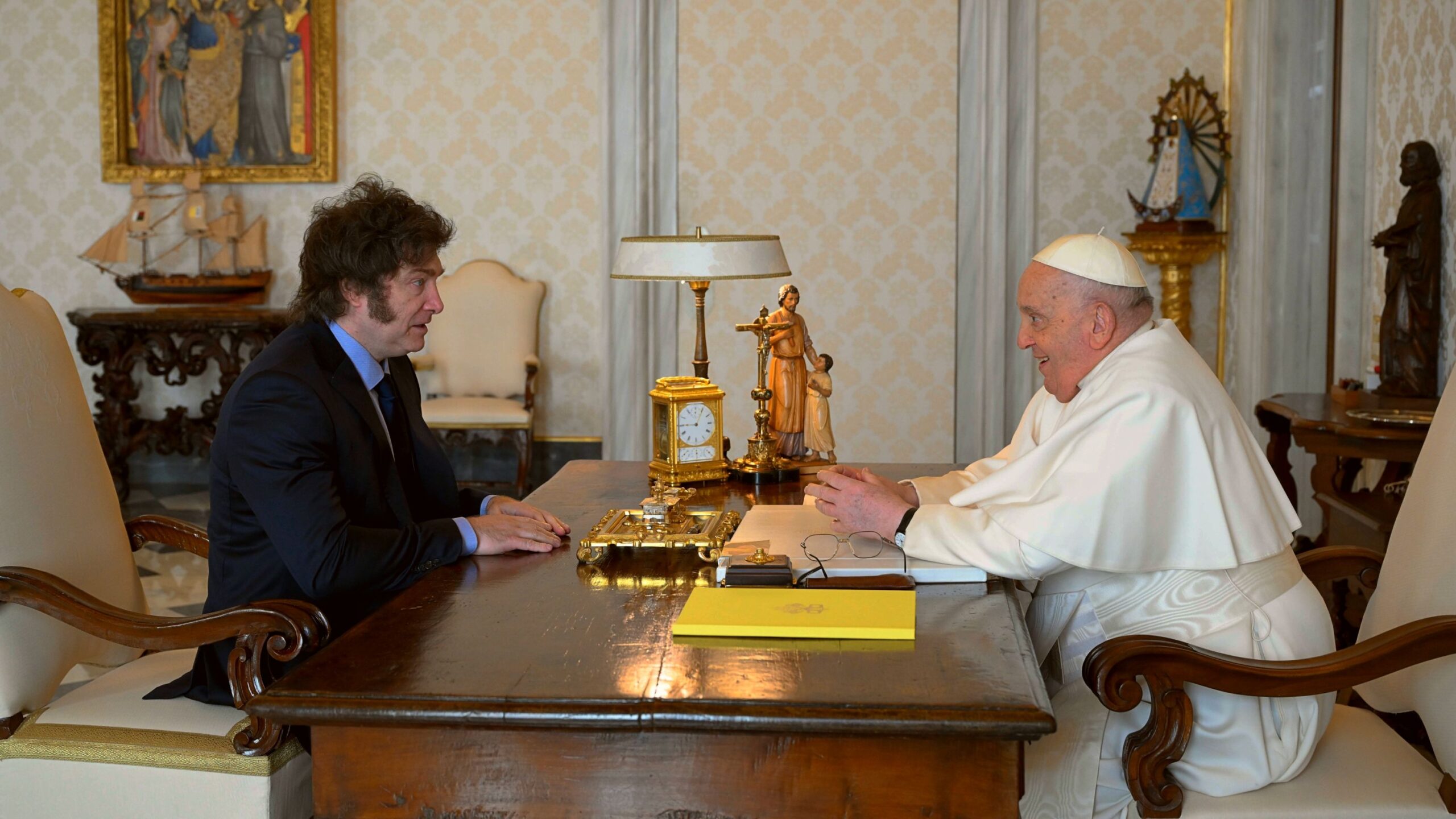 Milei y el papa Francisco