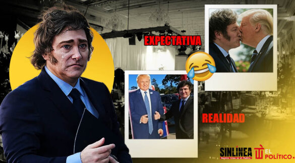Milei hace ridículo tras viaje a EU para una foto con Trump