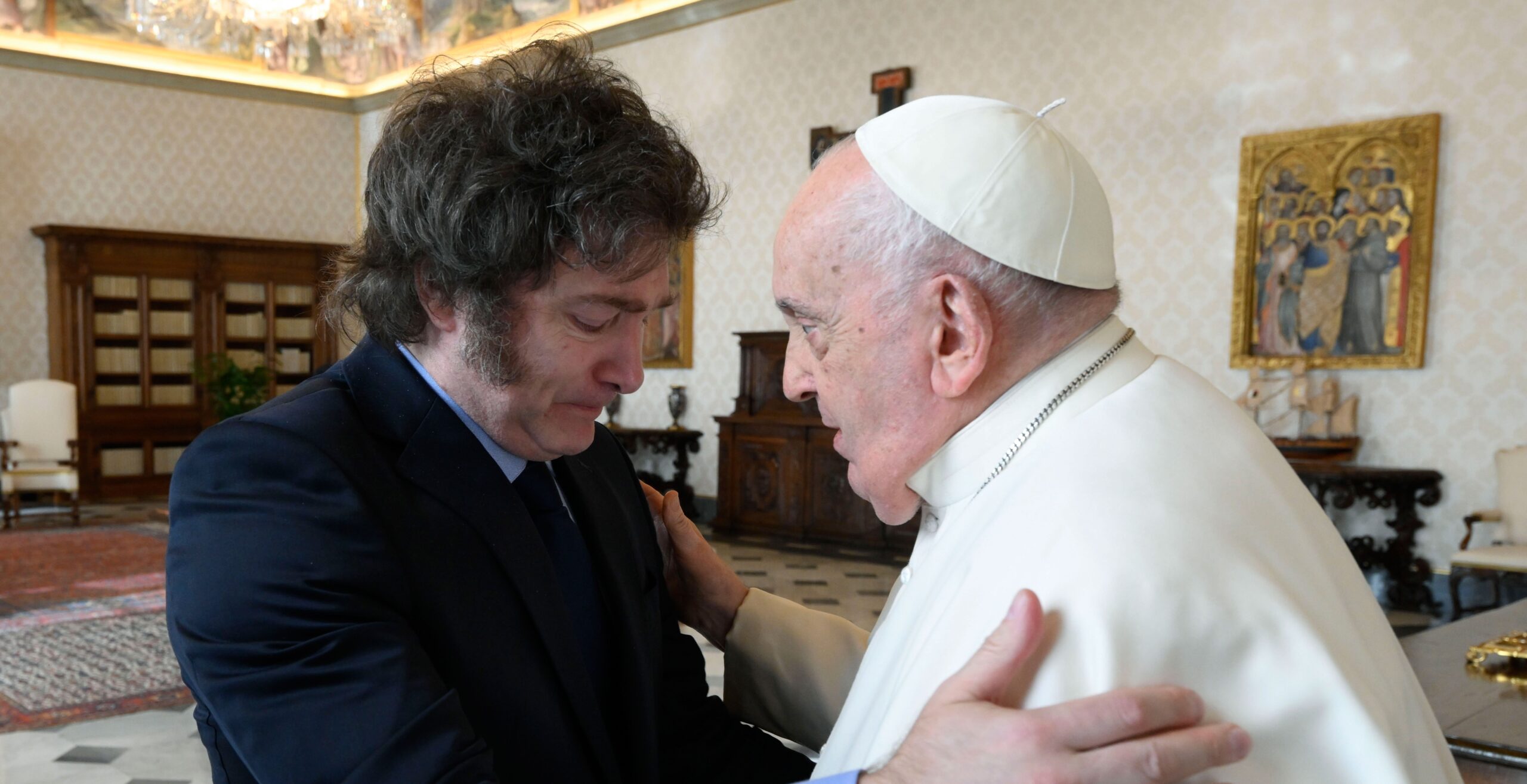 Milei viaja a funeral del papa Francisco ¿para ver a Trump?