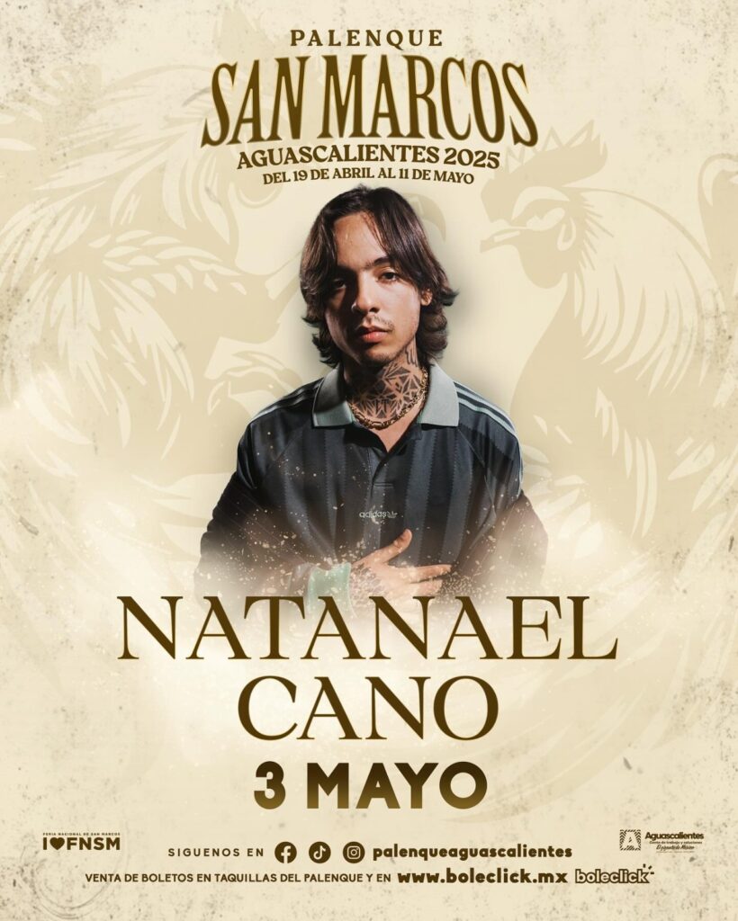 Natanael Cano en Feria de San Marcos