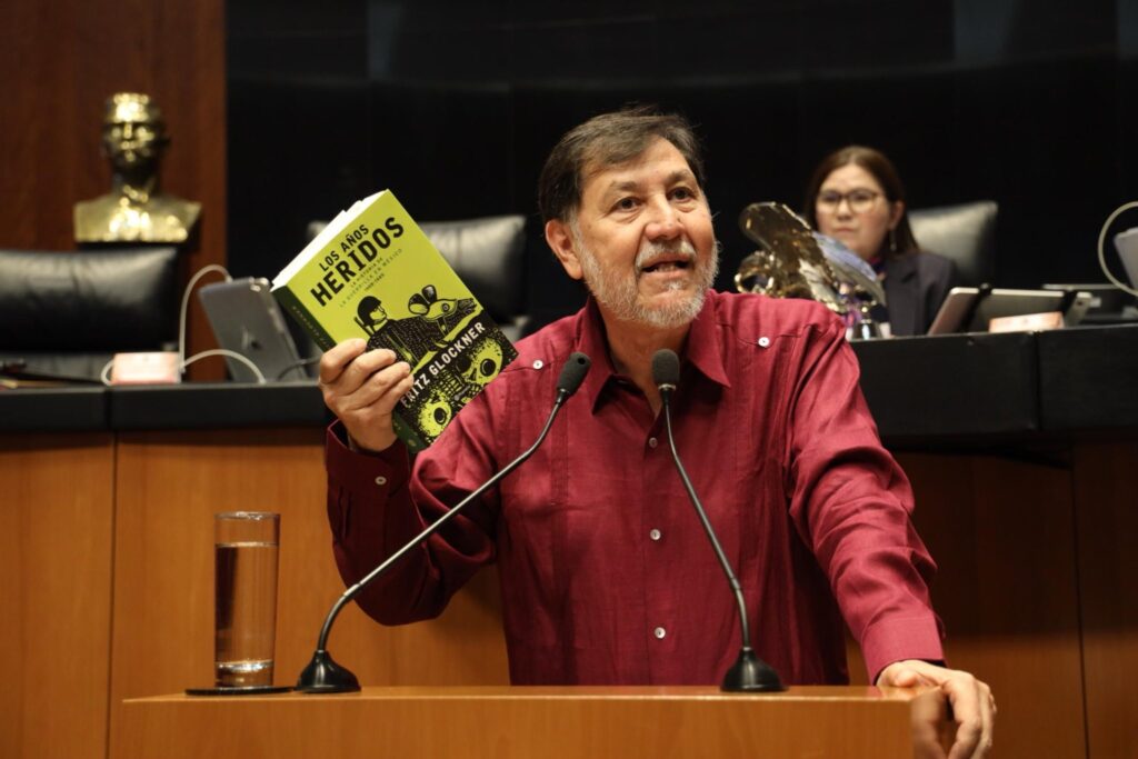 Noroña en el Pleno del Senado