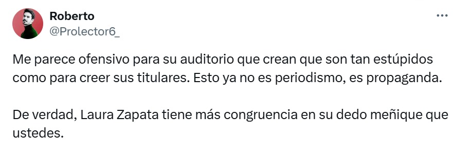Ofensivo para el auditorio