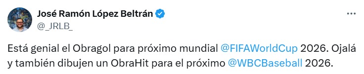 Redes crean Obragol para el Mundial 2026
