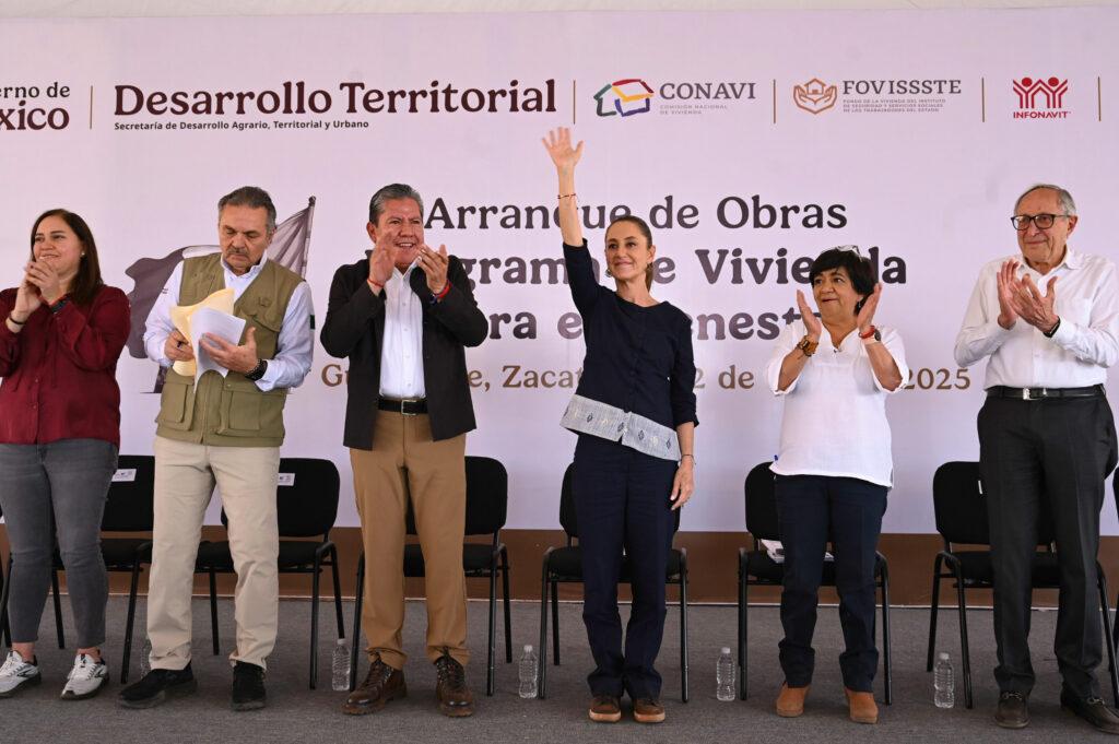 Sheinbaum arranque de obras en Zacatecas