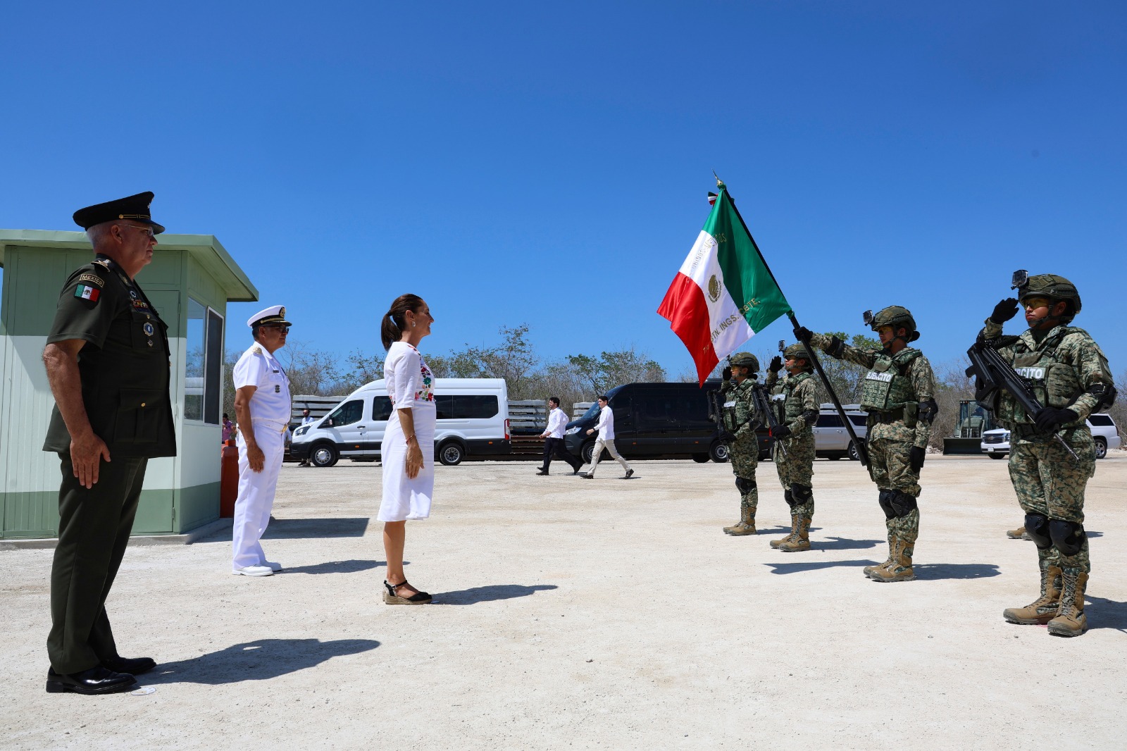 Sheinbaum da banderazo de incio de obras del tren mayas