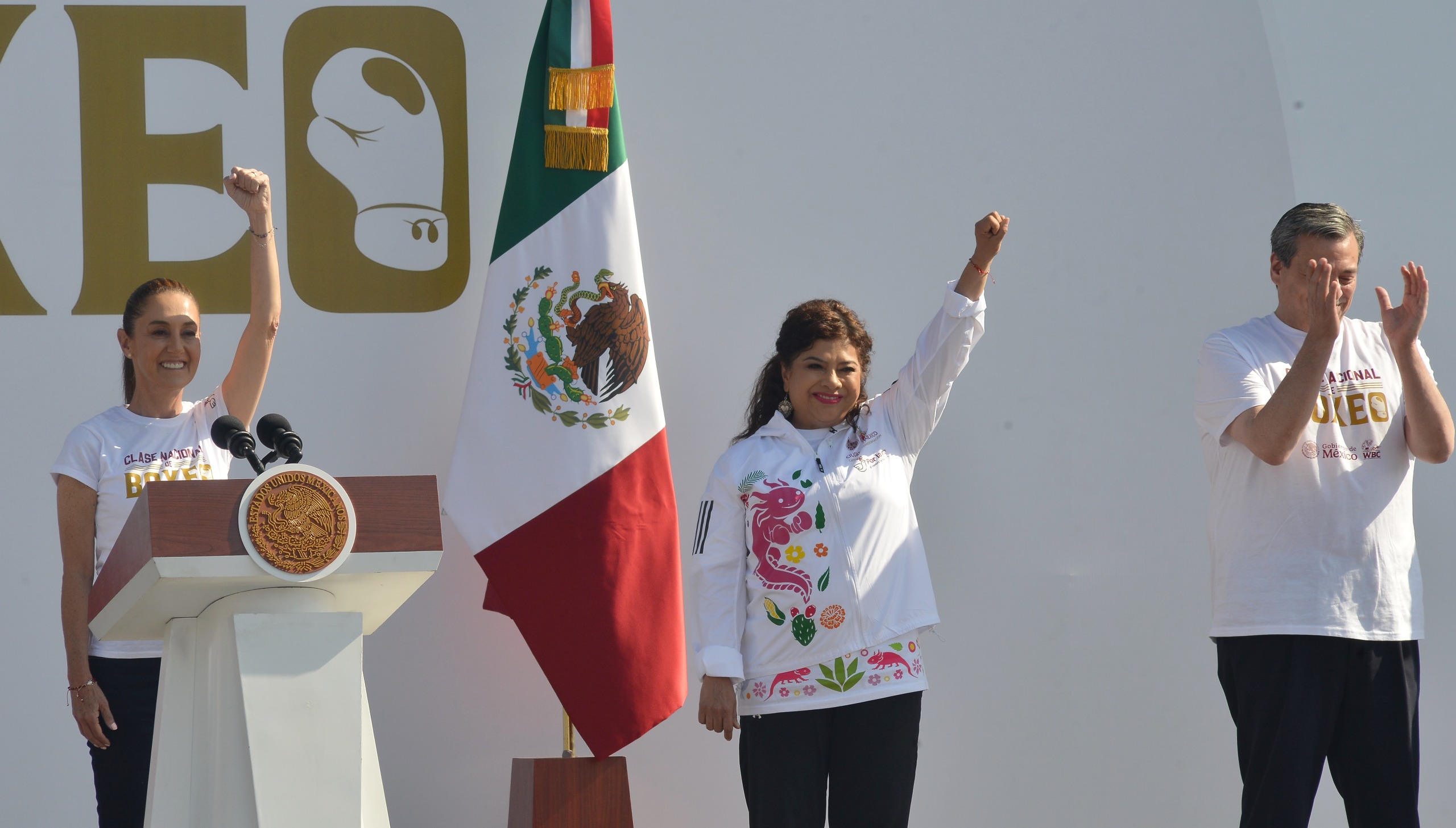 Sheinbaum y Clara Brugada reconocen importancia de Clase Nacional de Boxeo