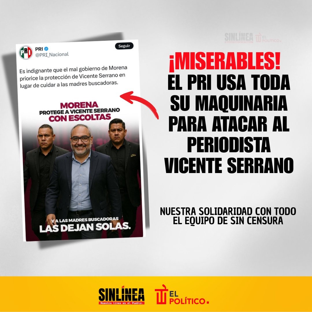 Sin Línea responde a PRI