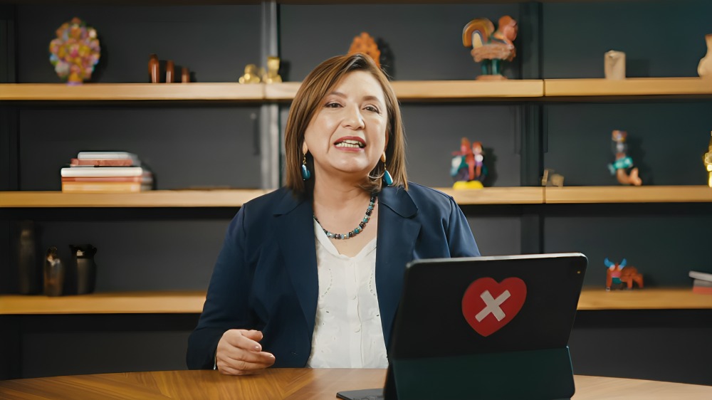 Xóchitl Gálvez acusa a Sheinbaum por agandallarse medio de comunicación