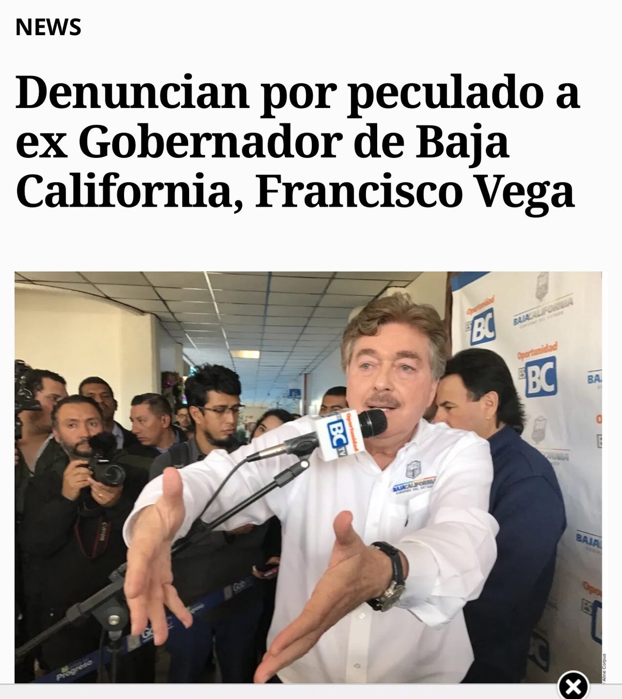 Acusaciones Kiko Vega